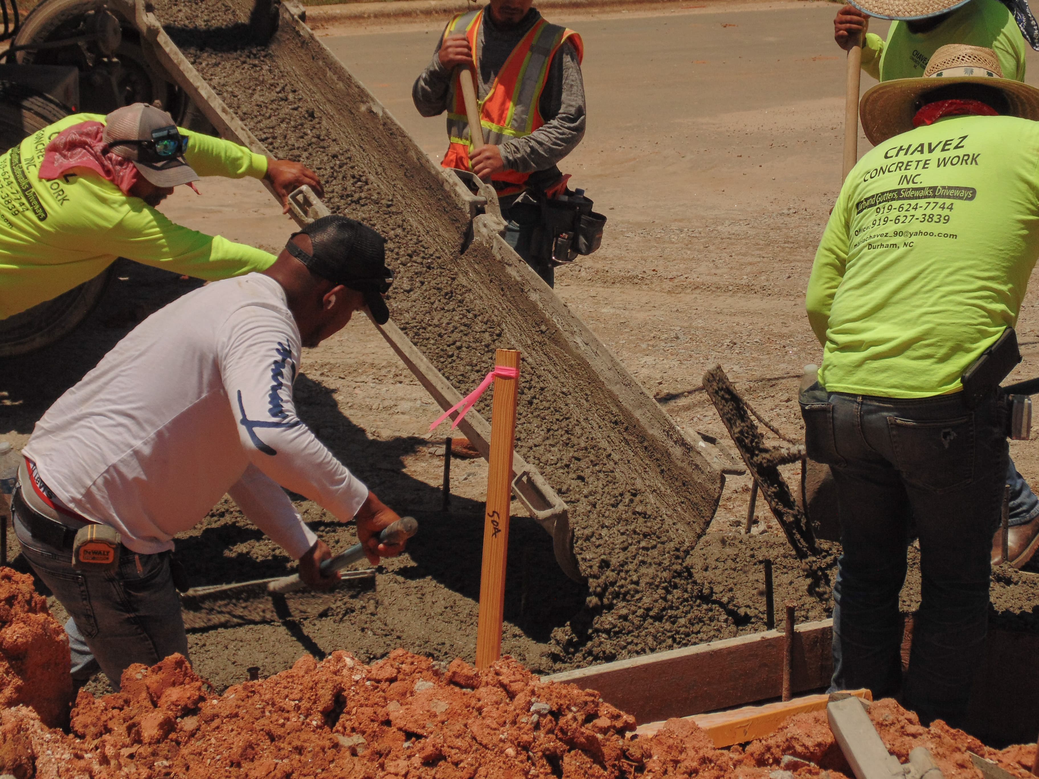 Concrete work example 2